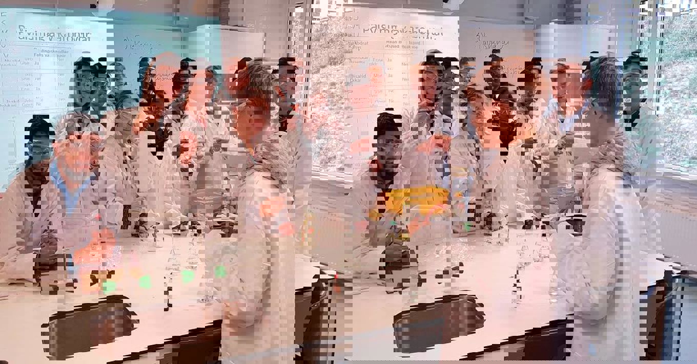 Foto: Forsøk i naturfag Forsøk i naturfag