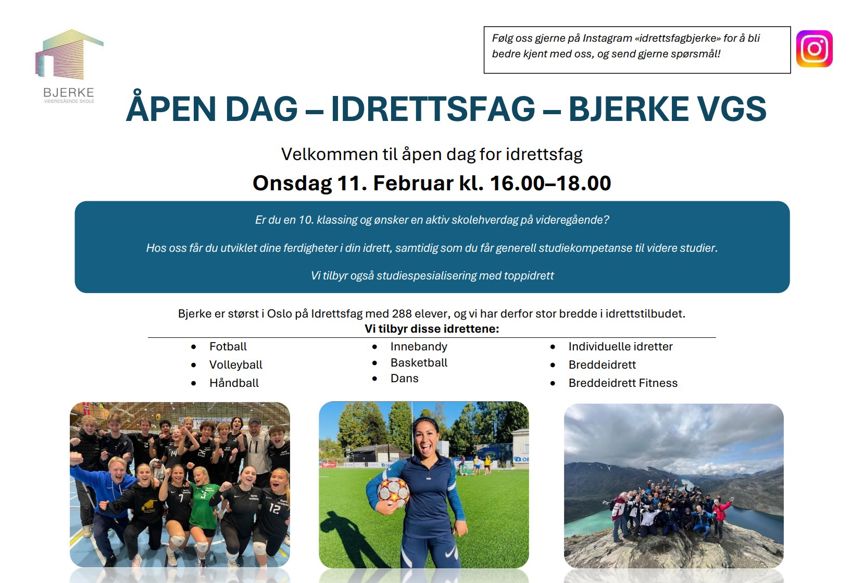 Åpen dag Idrettsfag